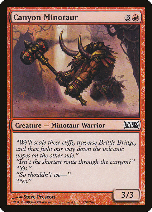 Canyon Minotaur from Magic 2010