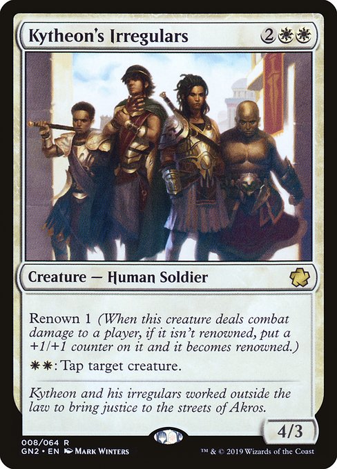 Kytheon's Irregulars highlighted card art