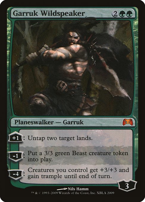 Garruk Wildspeaker from Duels of the Planeswalkers 2009 Promos