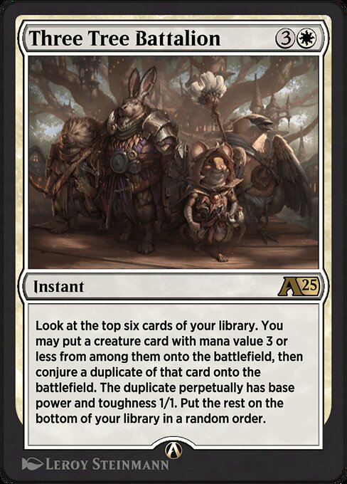 Three Tree Battalion highlighted card art