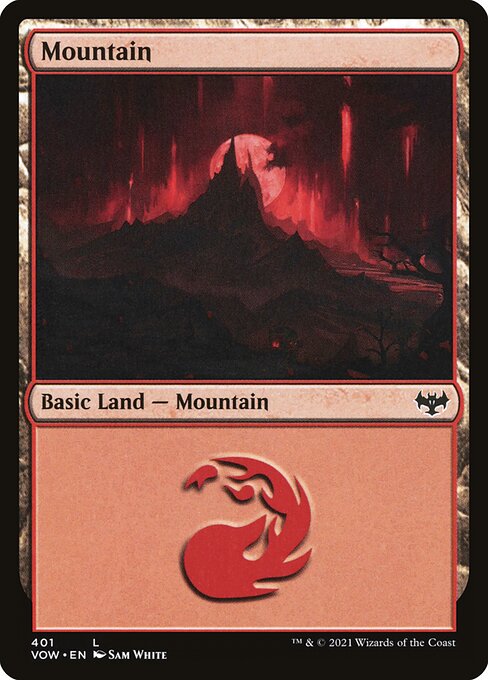 Mountain from Innistrad: Crimson Vow