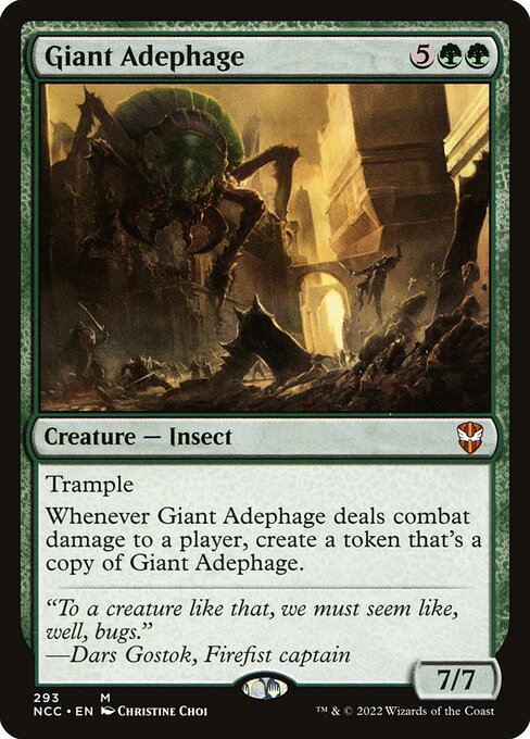 Giant Adephage from New Capenna Commander