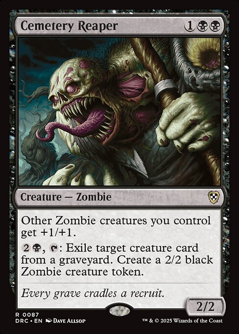 Cemetery Reaper highlighted card art