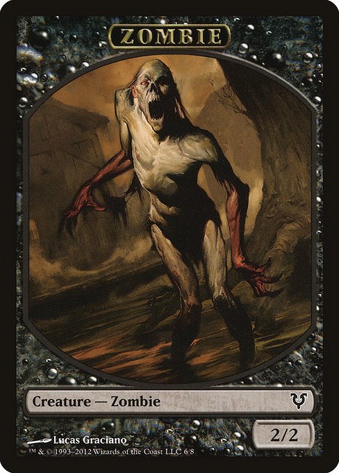Zombie from Avacyn Restored Tokens