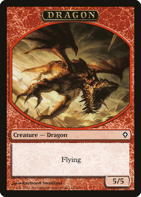 Dragon from Worldwake Tokens