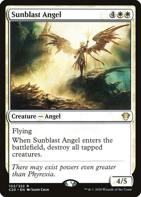 Sunblast Angel from Commander 2020