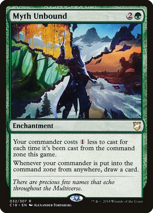 Myth Unbound from Commander 2018
