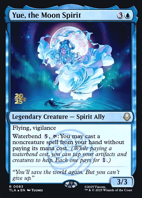 Yue, the Moon Spirit from Avatar: The Last Airbender Promos