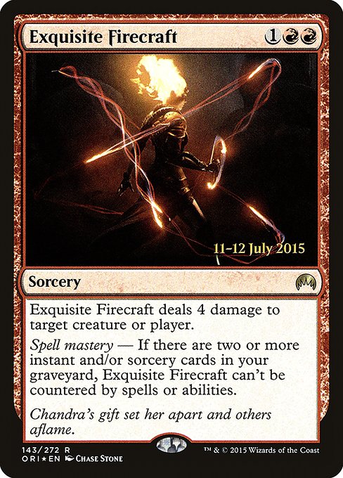 Exquisite Firecraft from Magic Origins Promos