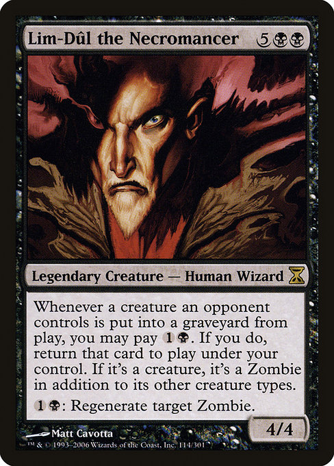 Lim-Dûl the Necromancer highlighted card art