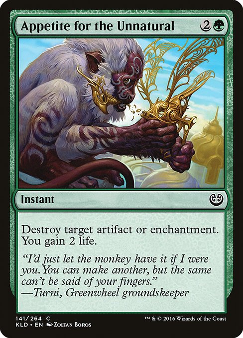 Appetite for the Unnatural from Kaladesh