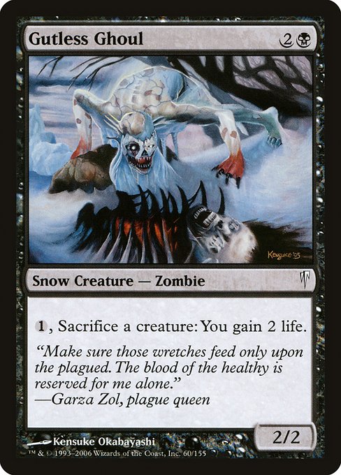 Gutless Ghoul highlighted card art