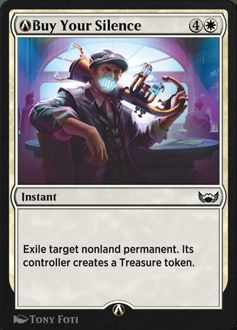 A-Buy Your Silence highlighted card art