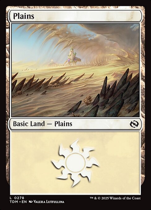Plains from Tarkir: Dragonstorm