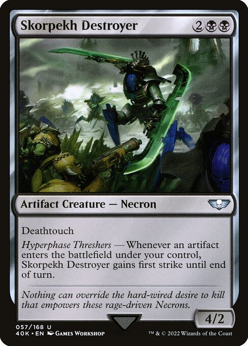 Skorpekh Destroyer from Warhammer 40,000 Commander