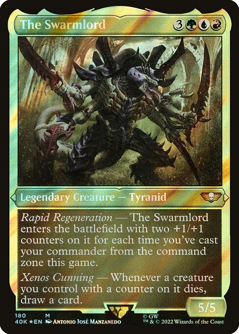 The Swarmlord from Warhammer 40,000 Commander