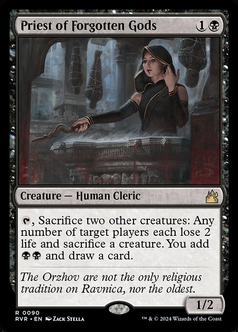 Priest of Forgotten Gods from Ravnica Remastered