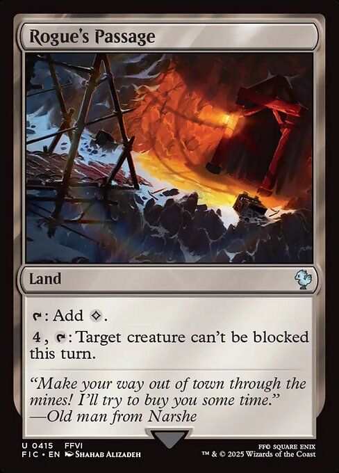 Rogue's Passage highlighted card art