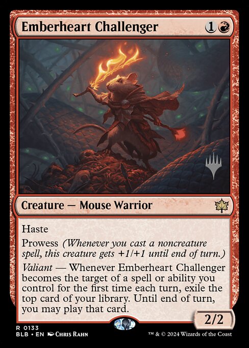 Emberheart Challenger from Bloomburrow Promos