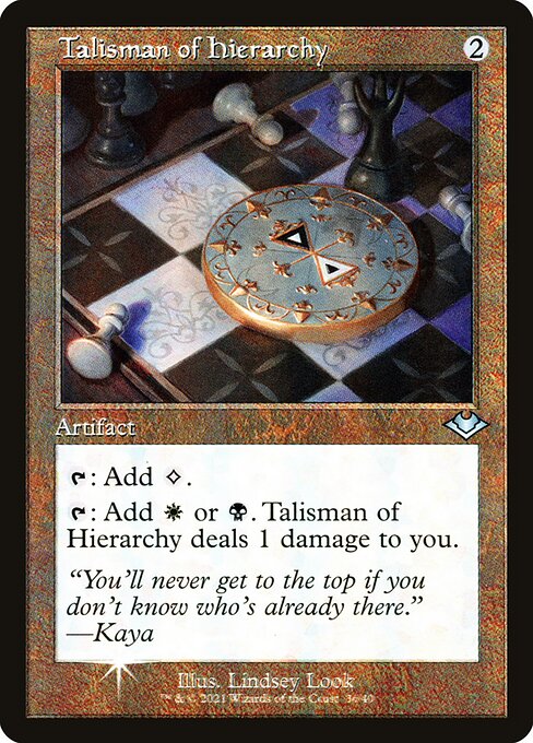 Talisman of Hierarchy from Modern Horizons 1 Timeshifts