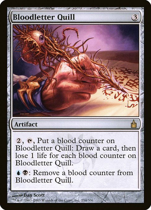 Bloodletter Quill highlighted card art