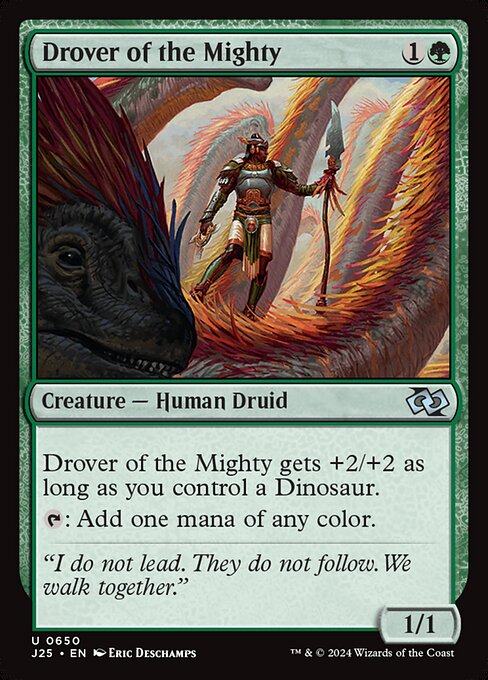 Drover of the Mighty highlighted card art