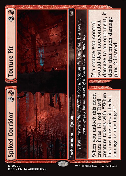 Spiked Corridor // Torture Pit highlighted card art