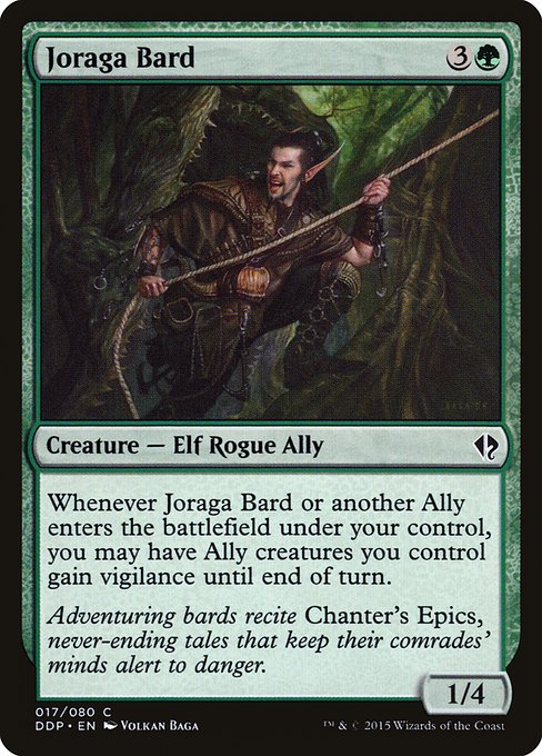 Joraga Bard highlighted card art