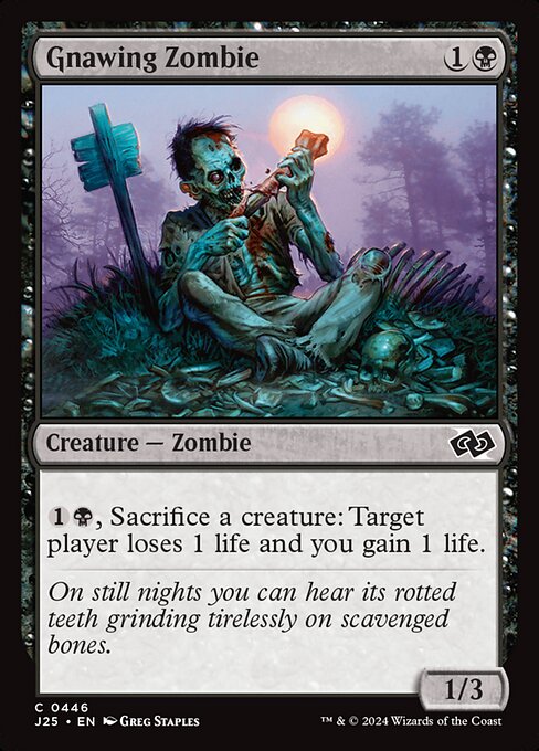 Gnawing Zombie highlighted card art