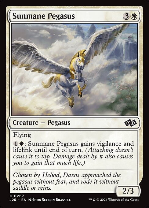 Sunmane Pegasus highlighted card art