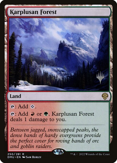 Karplusan Forest from Dominaria United Promos