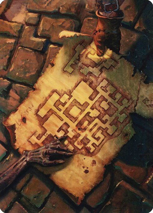 Dungeon Map // Dungeon Map from Adventures in the Forgotten Realms Art Series