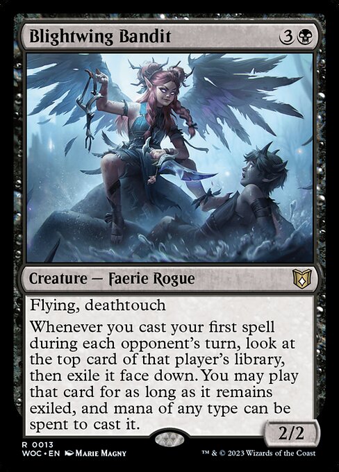 Blightwing Bandit from Wilds of Eldraine Commander