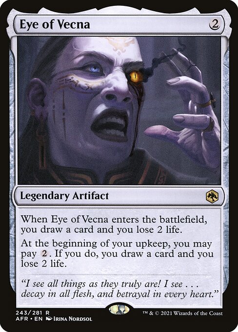 Eye of Vecna from Adventures in the Forgotten Realms