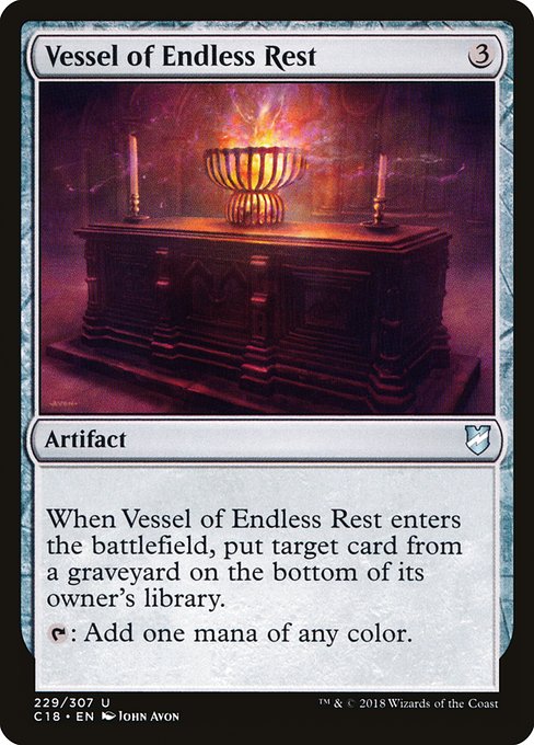 Vessel of Endless Rest from Commander 2018