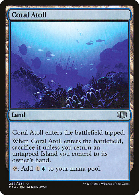 Coral Atoll from Commander 2014