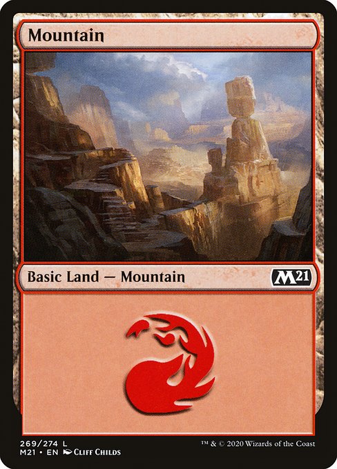 Mountain from Core Set 2021