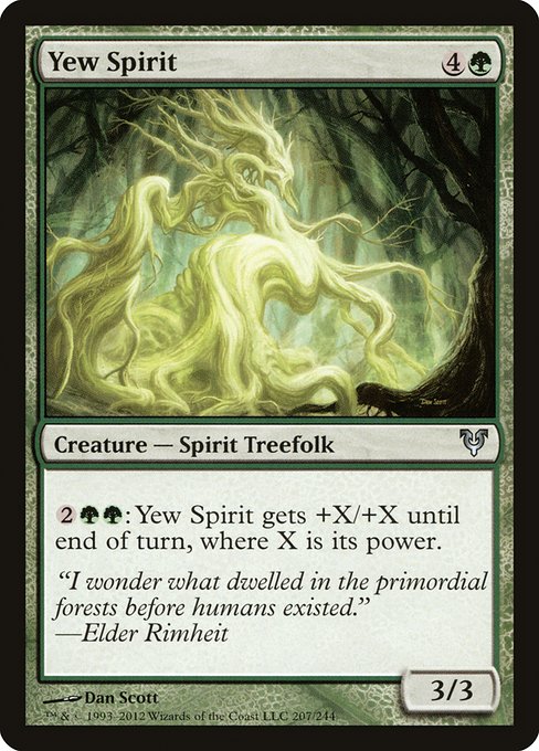 Yew Spirit highlighted card art