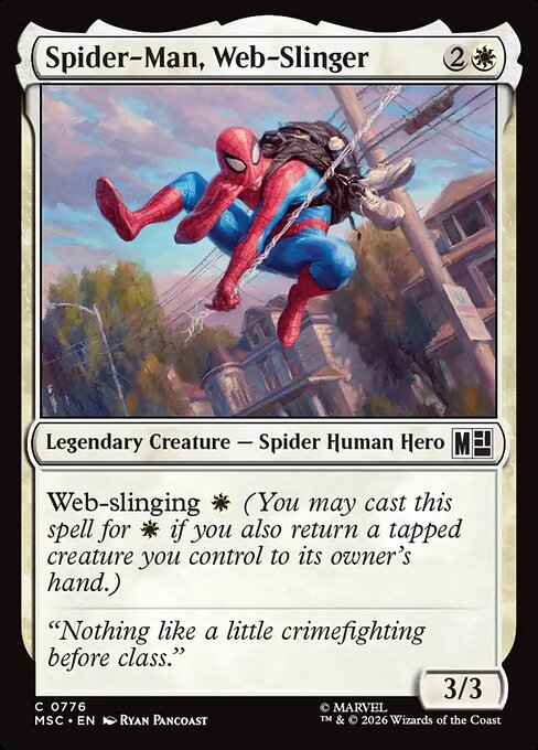 Spider-Man, Web-Slinger from Marvel Super Heroes Commander