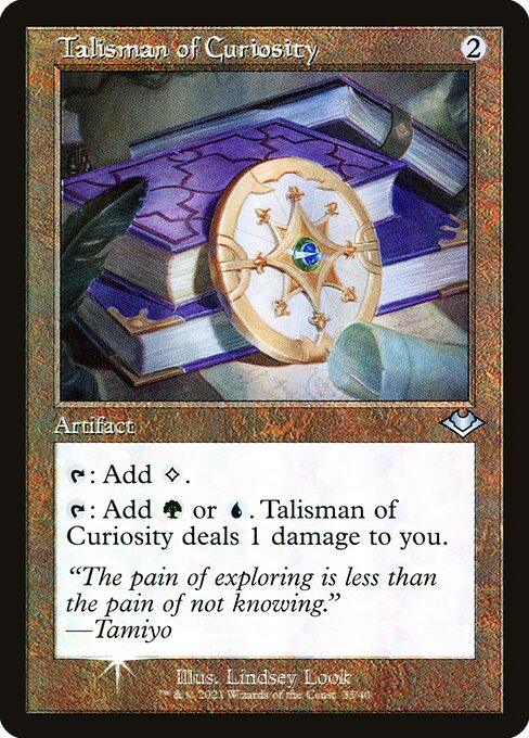 Talisman of Curiosity from Modern Horizons 1 Timeshifts