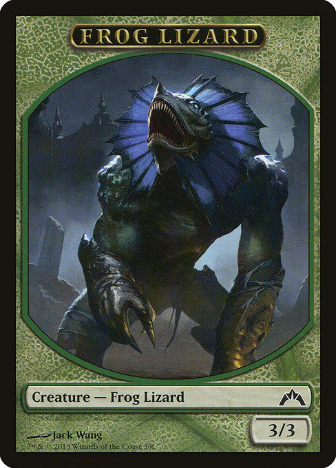 Frog Lizard from Gatecrash Tokens