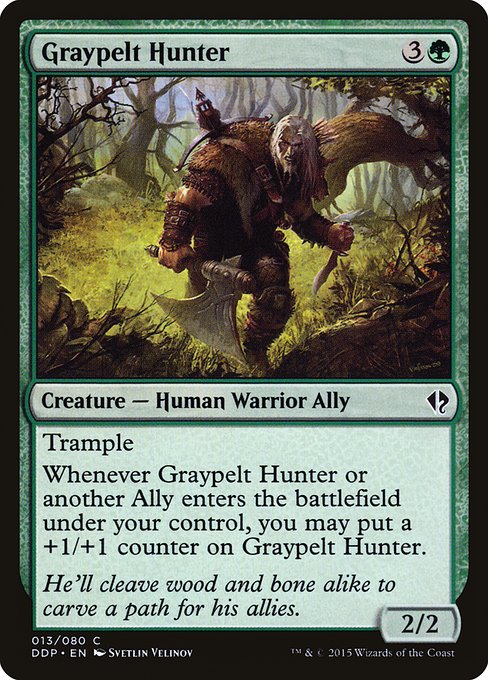 Graypelt Hunter highlighted card art