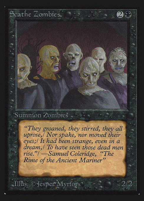 Scathe Zombies from Intl. Collectors' Edition