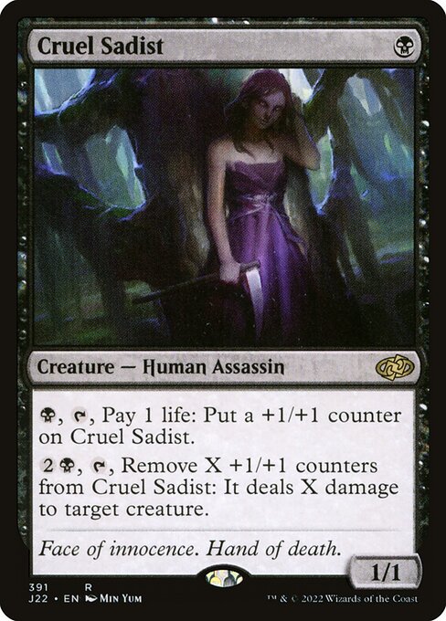 Cruel Sadist highlighted card art