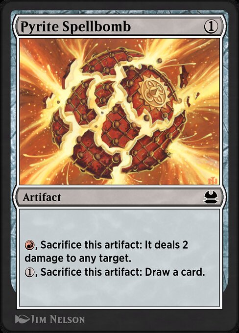 Pyrite Spellbomb highlighted card art