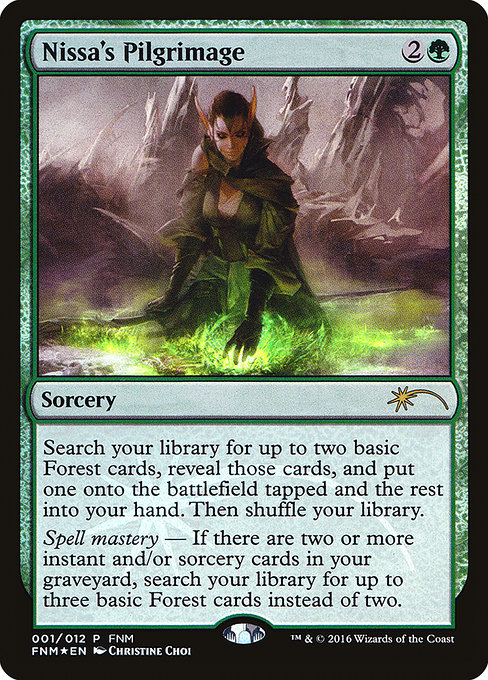 Nissa's Pilgrimage from Friday Night Magic 2016