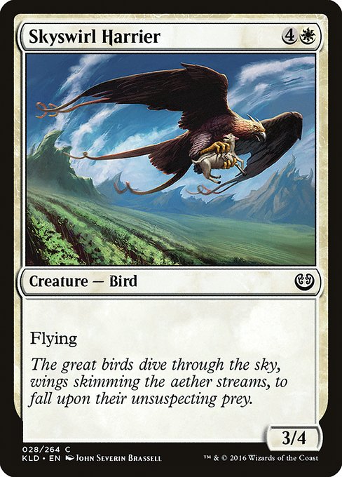 Skyswirl Harrier highlighted card art