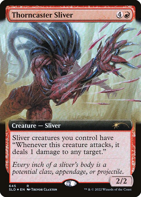 Thorncaster Sliver highlighted card art