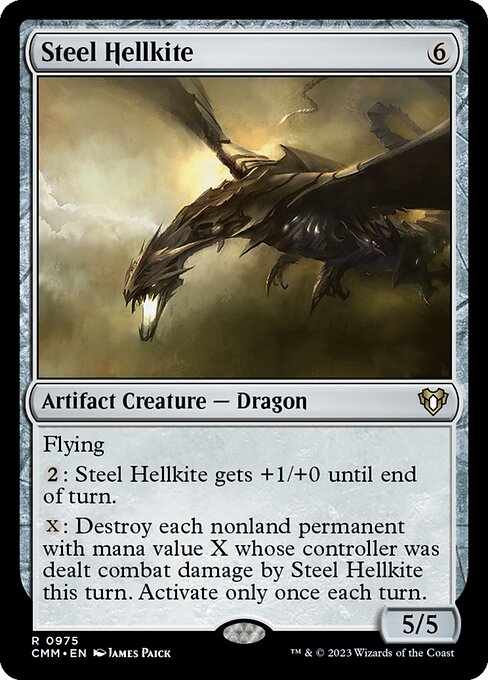 Steel Hellkite from Commander Masters
