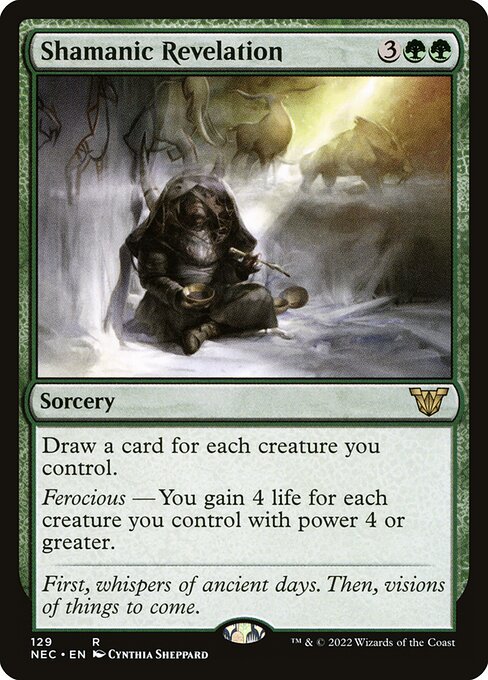 Shamanic Revelation from Neon Dynasty Commander